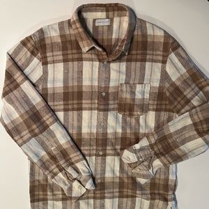 John Elliot neutral toned flannel